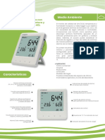 Monitor de Calidad de Aire Con Datalogger, CO2, Temperatura y Humedad YOWEXA YEM-40L - Compressed
