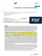 Jékely 2007 - Origin of Phagotrophic Eukaryotes As Social Cheaters in Microbial Biofilms