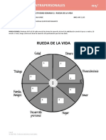 Actividad Rueda de La Vida Milagros Quispe