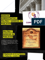 Derecho Administrativo II - Politica y Poblacion