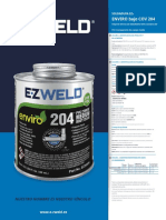 E-Z WELD® Enviro Low VOC 204 Medium Body Clear PVC - En.es