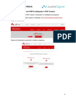 Manual PDF/A: 3. Como Salvar em PDF/A Utilizando o PDF Creator