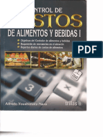 Control de Costos de Alimentos y Bebidas I