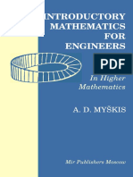 Introductory Mathematics For Engineers by AD Myskis