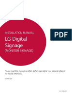 LG Digital Signage Manual