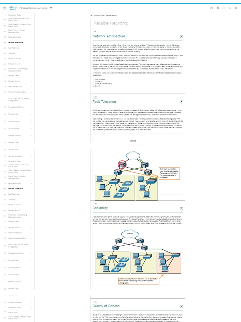 1.6 Introduction To Networks - Reliable Networks | PDF | Computer ...