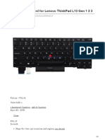Genuine Keyboard For Lenovo ThinkPad L13 Gen 1 2 3