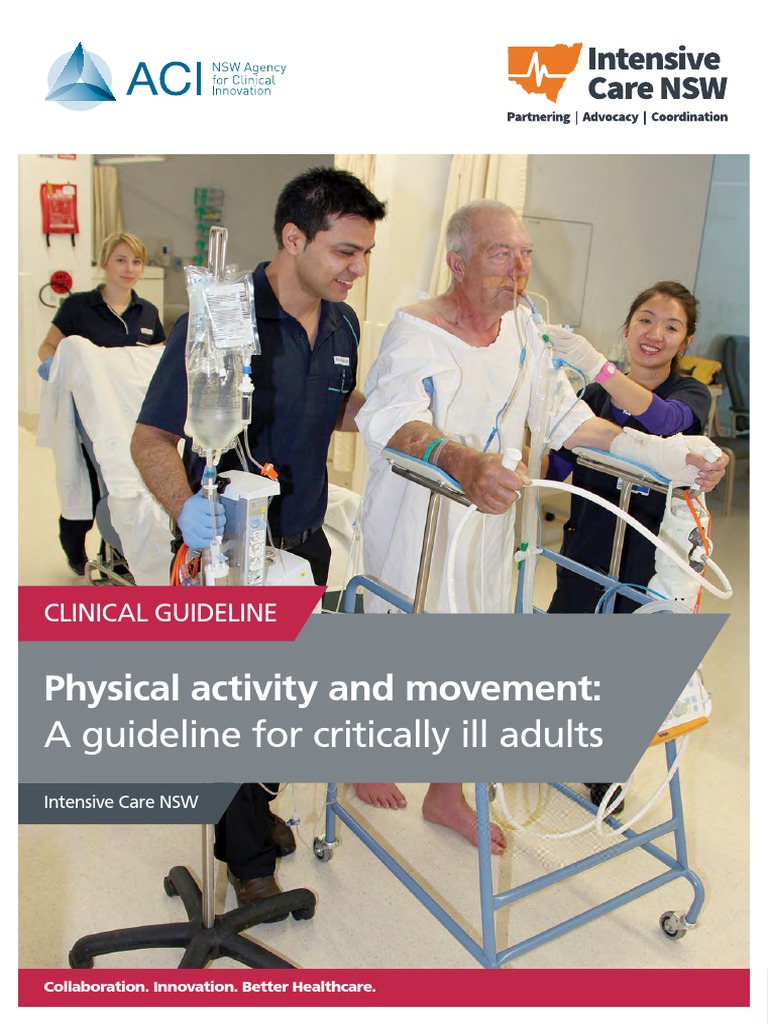 ACI Physical Activity Movement Guideline Critically Ill Adults | PDF ...
