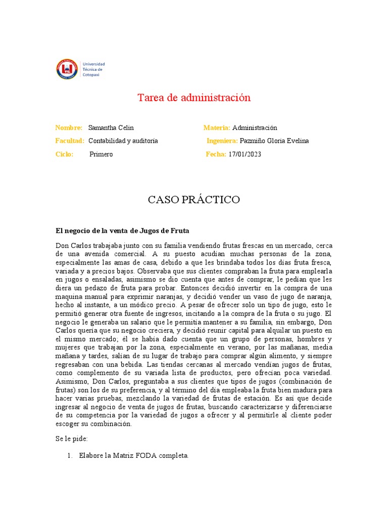 Estrategias de Diversificación en Jugos | PDF | Análisis FODA | Cliente