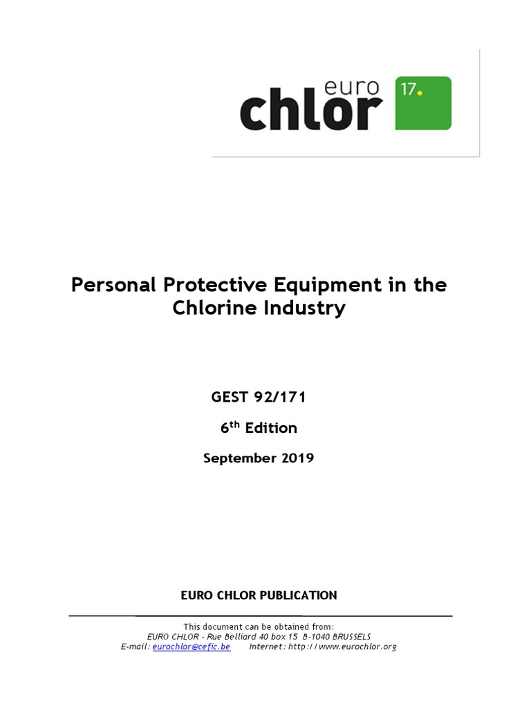15 GEST 92 171 Edition 6 Personal Protective Equipment in The