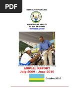 Download Ministry of Health Annual Report July 2009-June 2010 by RwandaEmbassyBerlin SN65889957 doc pdf