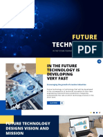 Blue & Yellow Professional Future Technology Presentation