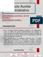 Trayecto Auxiliar Administrativo: Universidad Nacional de Rio Cuarto Universidad Barrial