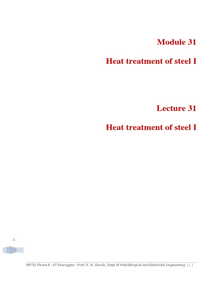 Steel Heat Treatment Basics | PDF | Heat Treating | Steel