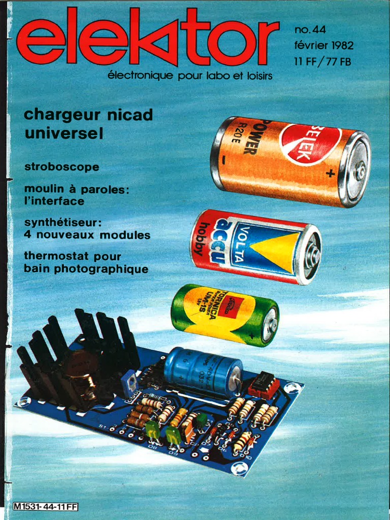 Elektor N° 44 - Février 1982, PDF, Électronique