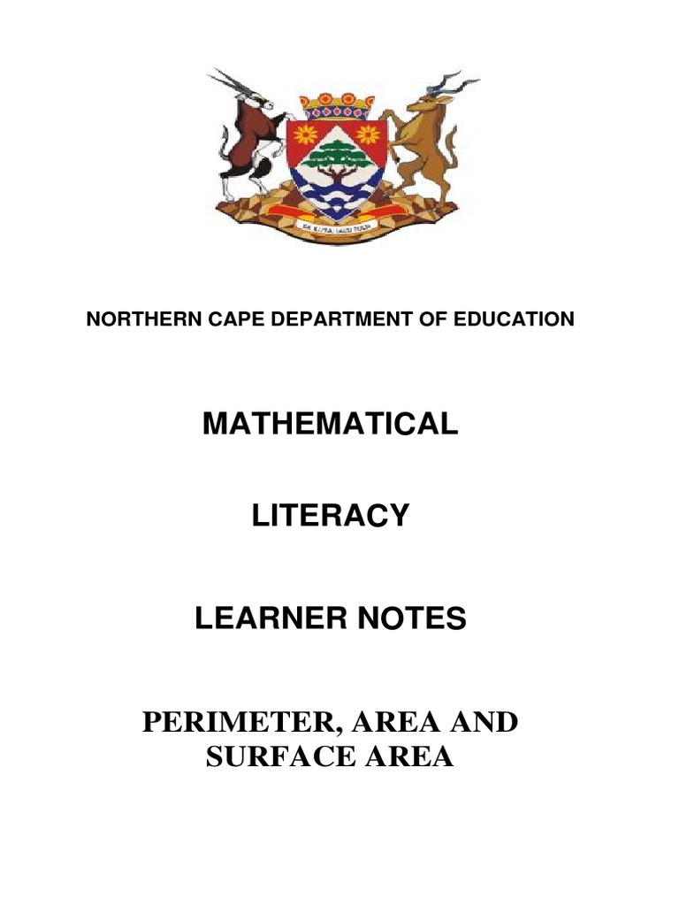 Perimeter, Area, and Surface Area Guide | PDF | Area | Length