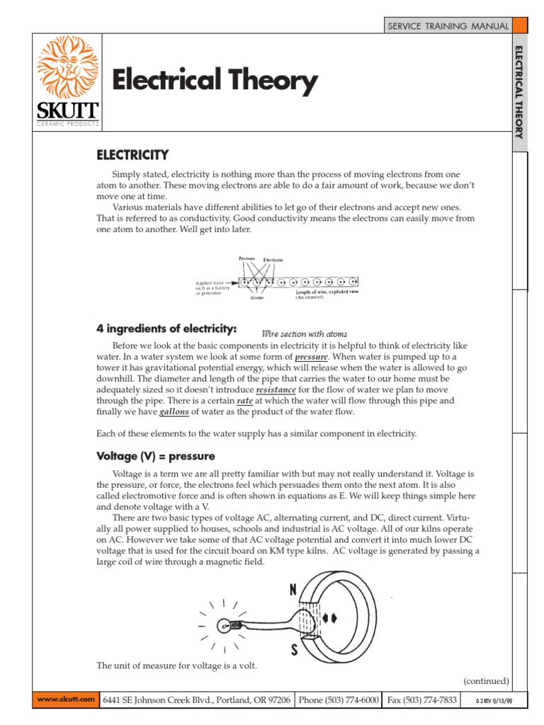 Electrical Theory PDF Electrical Resistance And Conductance