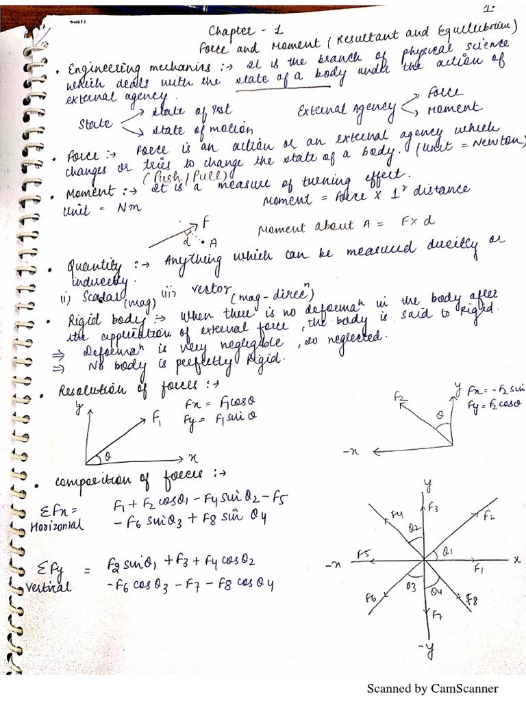 Basic of Mechanical Engineering Notes | PDF