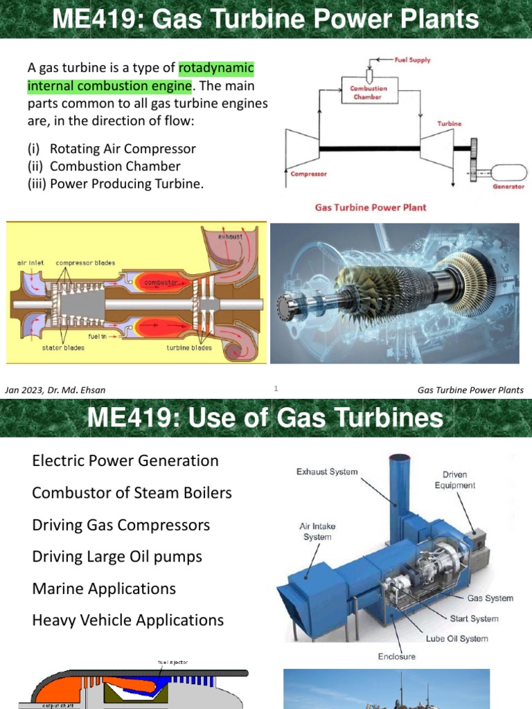 Me419 Ppe GTPP | PDF | Gas Turbine | Power Station