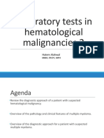 Laboratory Tests in Hematological Malignancies 2
