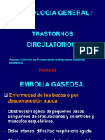Patologia General - Conferencia 12 Trastornos Cirsulatorios. Parte III