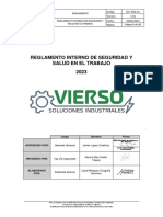 Reglamento de Seguridad y Salud Ocupacional