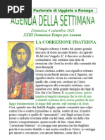 Agenda 4 Settembre 2011