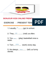 Exercise - Present Tense