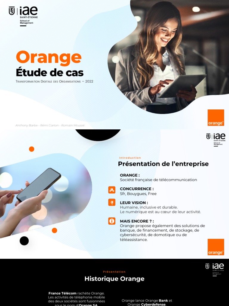 Transformation Digitale d'Orange 2023 | PDF | Économie