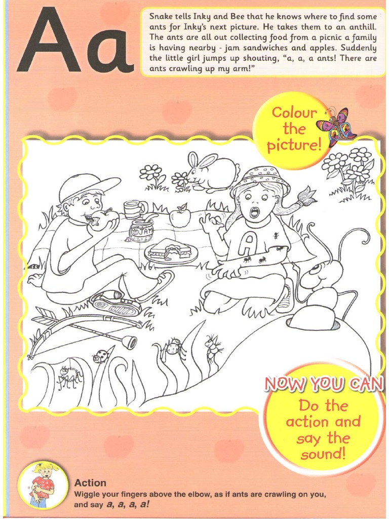 Jolly Phonics Page 8 | PDF