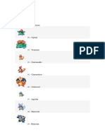 Lista de Pokemon