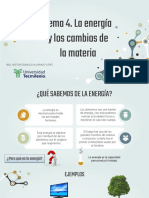 Tema 4. La Energía y Los Cambios de La Materia