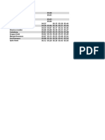Programe Circulatie Linia 16 Excel