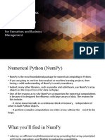 Advance Data Analysis and Visualisation - With - Python For Executives and Business Management