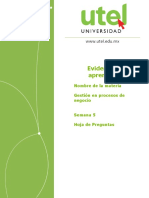 Taa - S5. Gestion de Proceso de Negocios.