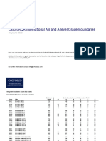 Oxfordaqa International As and A Level Grade Boundaries June2022 2