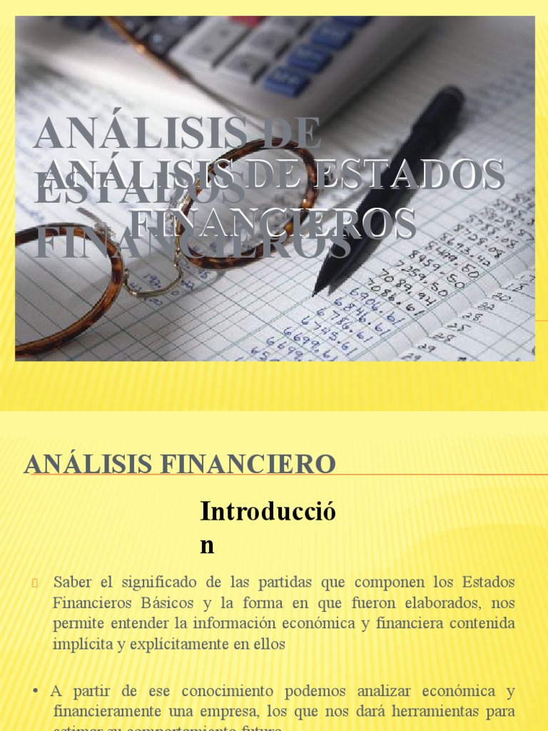 Análisis y Interpretación de Estados Financieros | PDF | Estado ...
