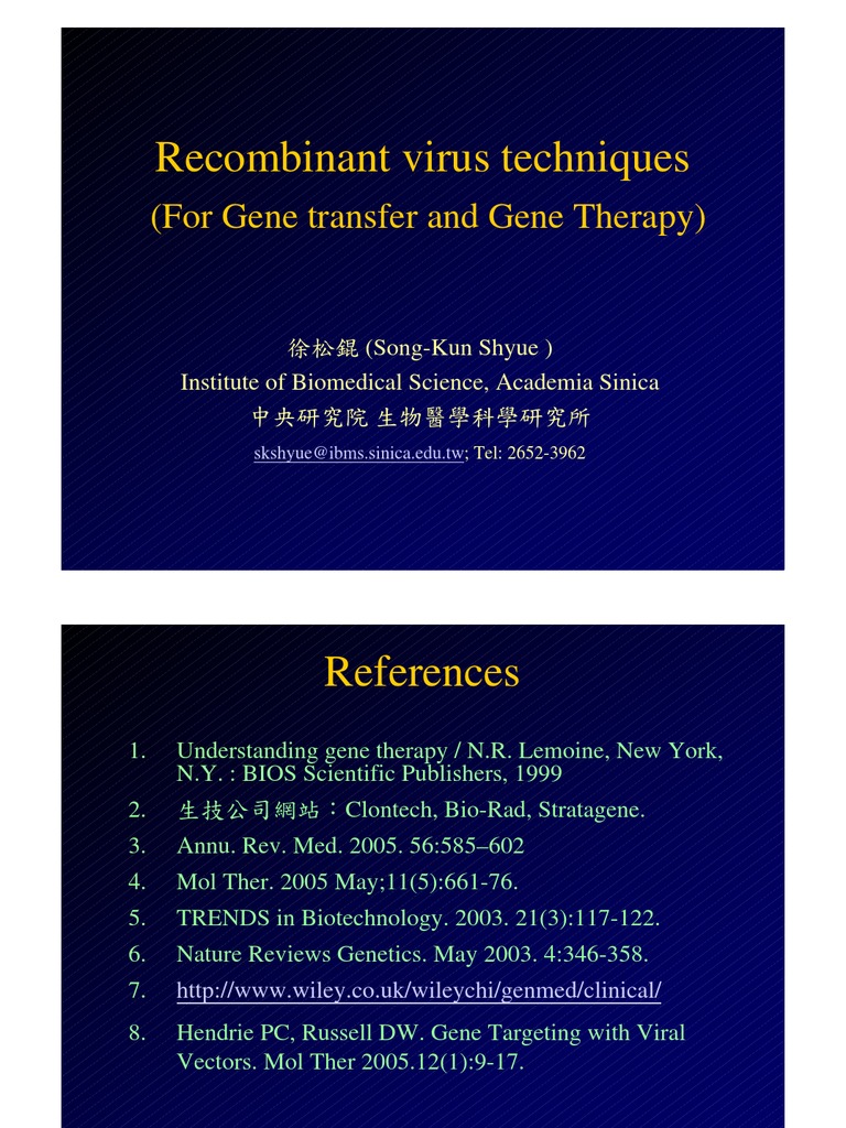 12 12 2006 Oncology Viral Vector | PDF | Viral Vector | Gene Therapy