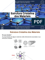 Aula 03 - Estrutura Cristalina Dos Materiais