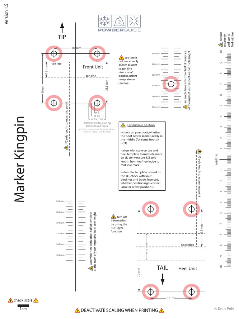 Bohrschablone Marker Kingpin | PDF