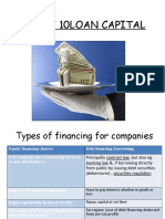 Lecture 10 Loan Capital