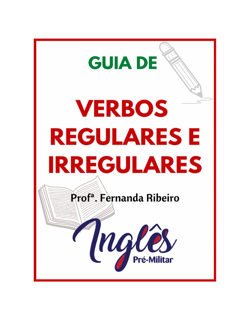 Exercícios de verbos regulares e irregulares em inglês - Toda Matéria