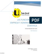 Funciones de La Empresa y Adm Científica