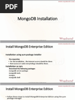 MongoDb Installation