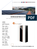 Batterie Au Lithium Lifepo4 À Cycle 3000 LPBF48200 10KWH Avec BMS Fabricants