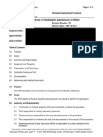 Test For Presence of Oxidizable Substances in Water