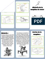 Historia de La Maquina de Coser