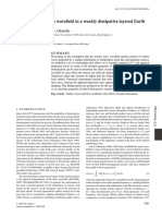 2009 - On The Seismic Noise Wavefield in A Weakly Dissipative Layered Earth - Lunedei & Albarello