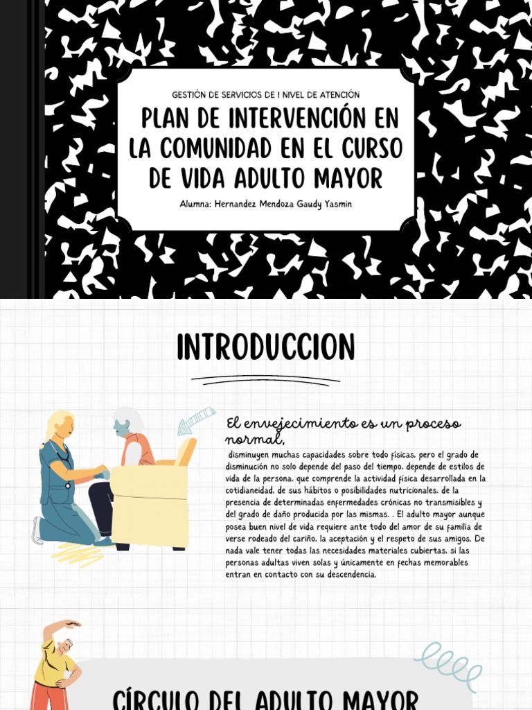 Plan de Actividades para Adultos Mayores | PDF | Vejez | Adultos