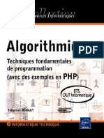 (Ressources Informatiques) Rohaut, Sébastien - Algorithmique _ Techniques Fondamentales de Programmation _ Avec Des Exemples en PHP-Éd. ENI (2009)